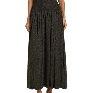 ZIMMERMANN
Crush Metallic Knit Flare Skirt